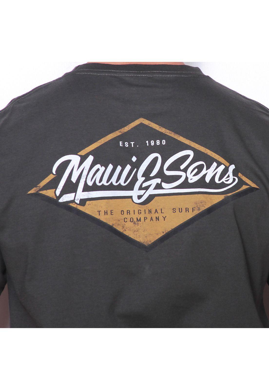 Polera M/C Hombre Verde Maui and Sons 5P120-MI19-2