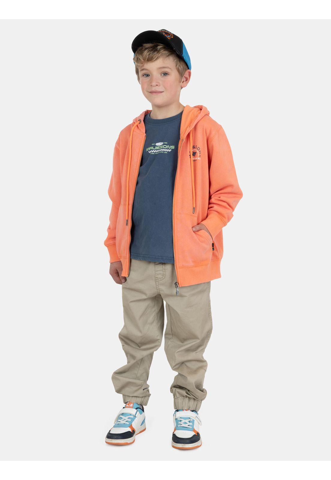 Poleron FZ Tehani Naranja Infantil Maui And Sons-3