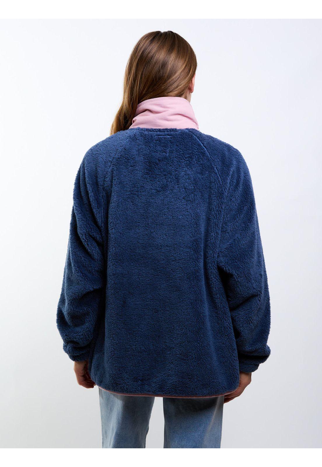 Poleron Argan Oil Azul Mujer Maui And Sons-4