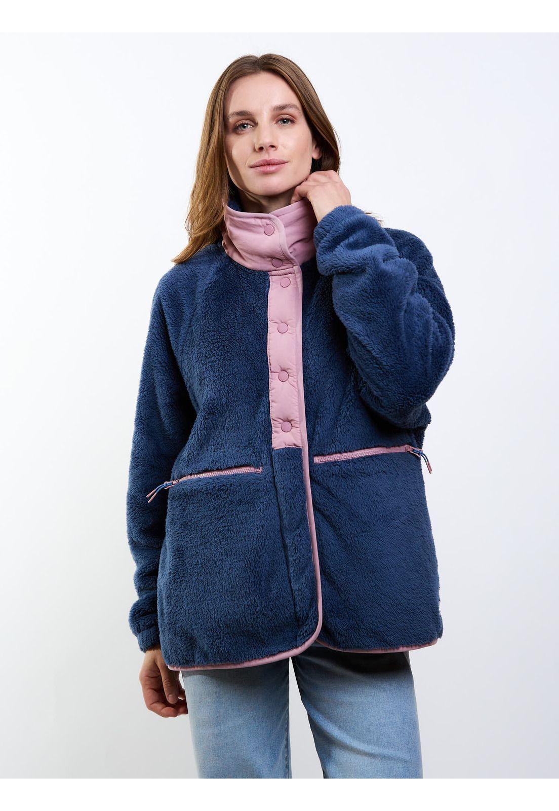 Poleron Argan Oil Azul Mujer Maui And Sons-7