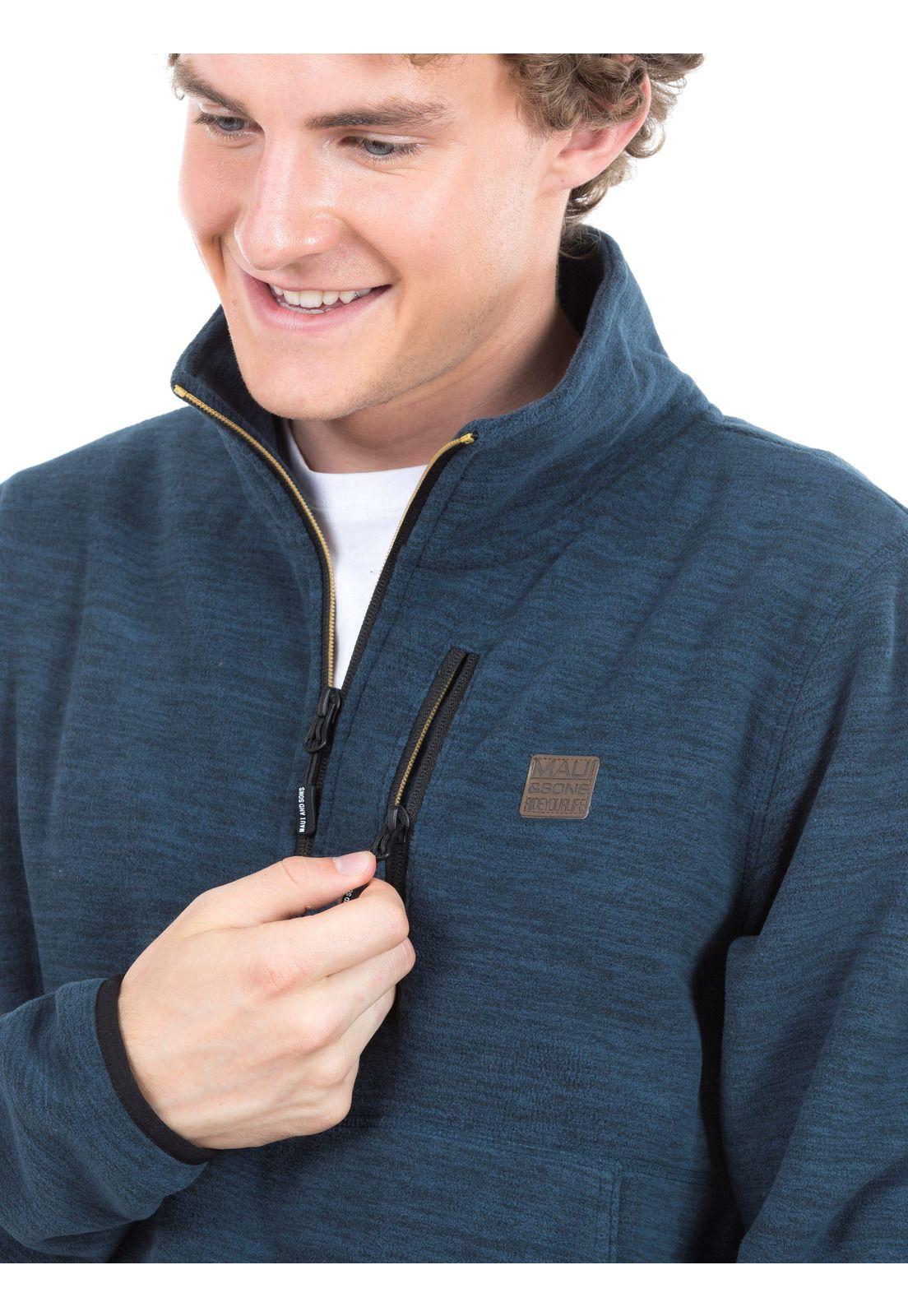 Poleron Canguro Hombre 5O1293-MI20 Azul-2