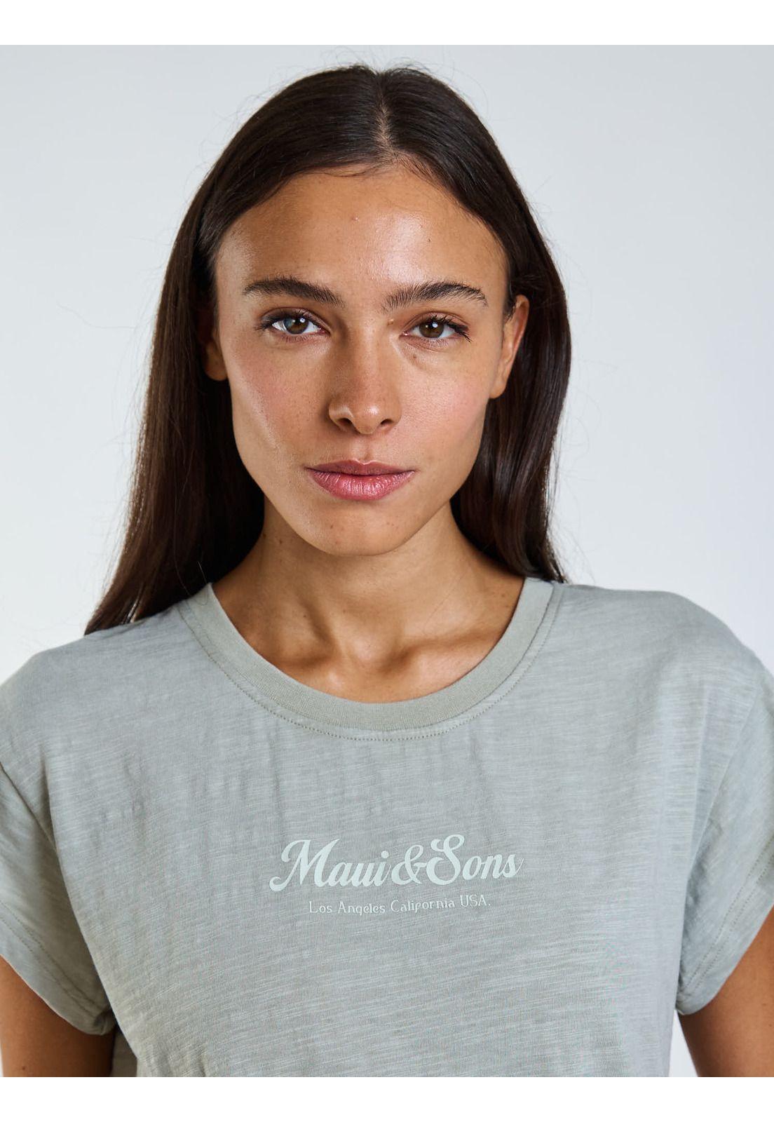 Polera MC Duna Verde Mujer Maui and Sons-4