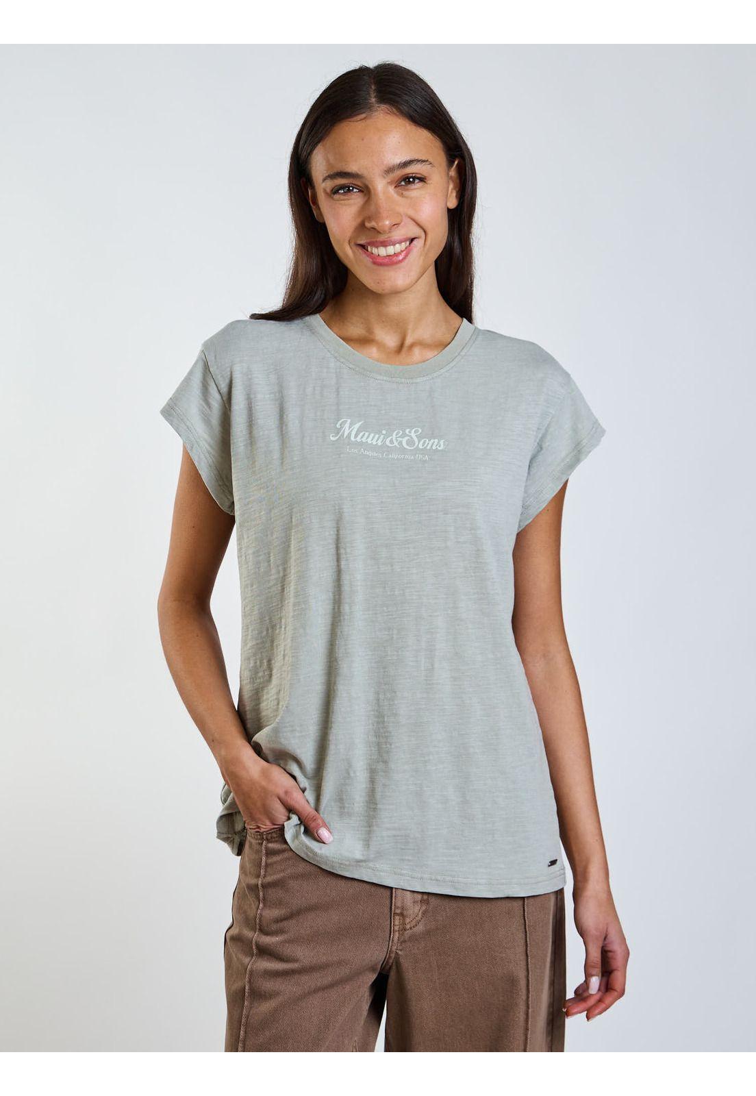 Polera MC Duna Verde Mujer Maui and Sons-6