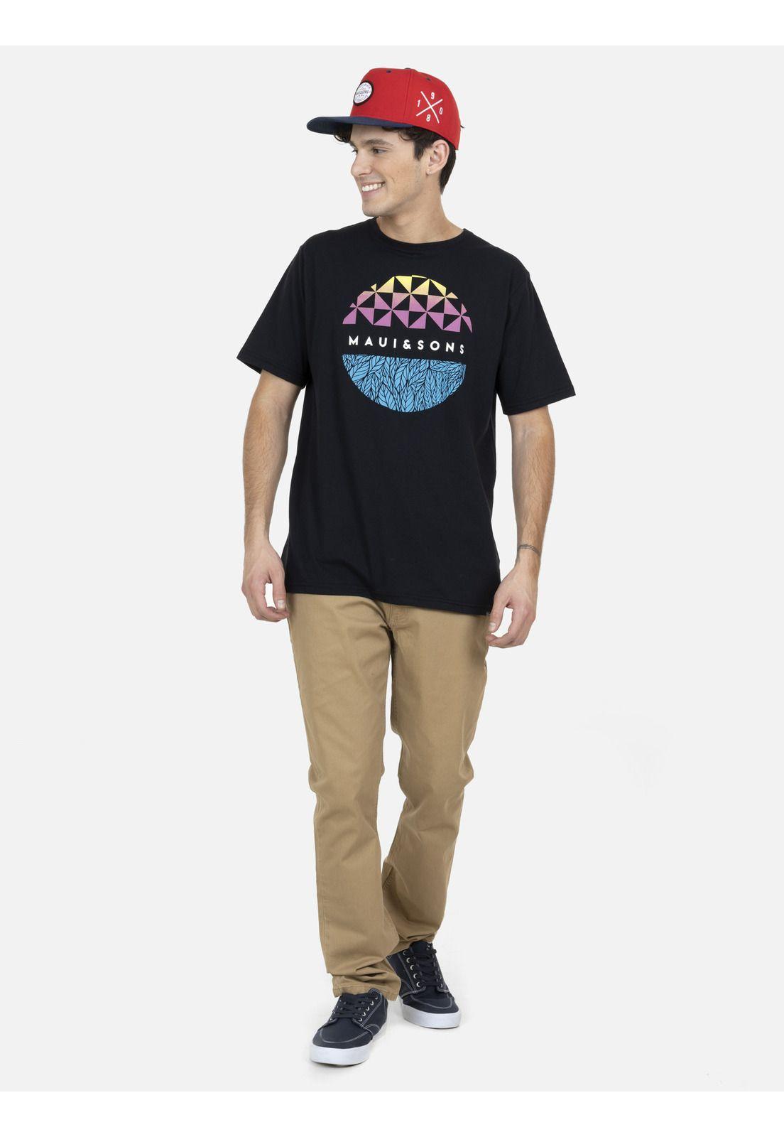 Polera  Hombre Negro 5P370-MV22 Maui And Sons-3