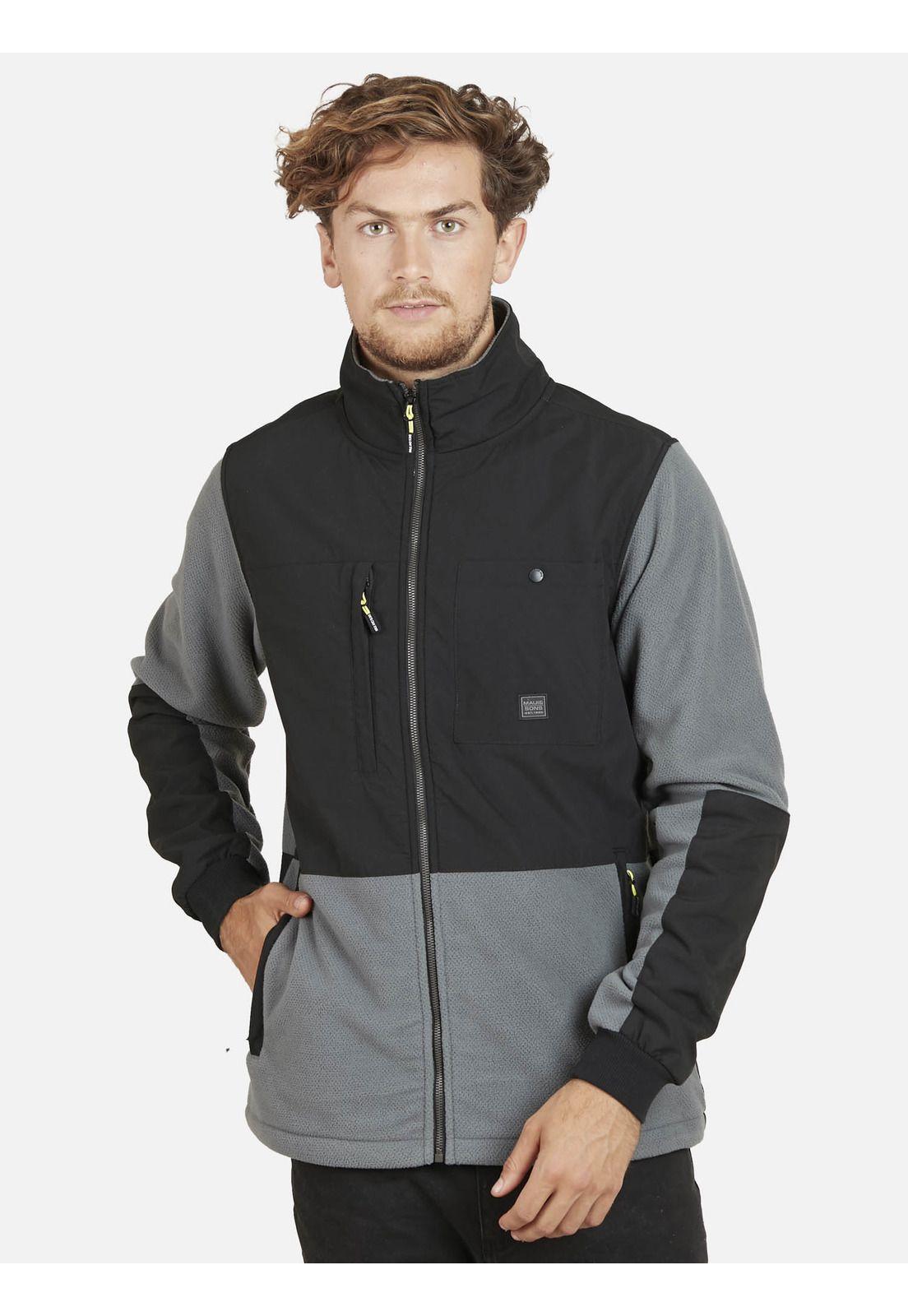 Poleron STRONG Hombre Gris Maui and Sons-0