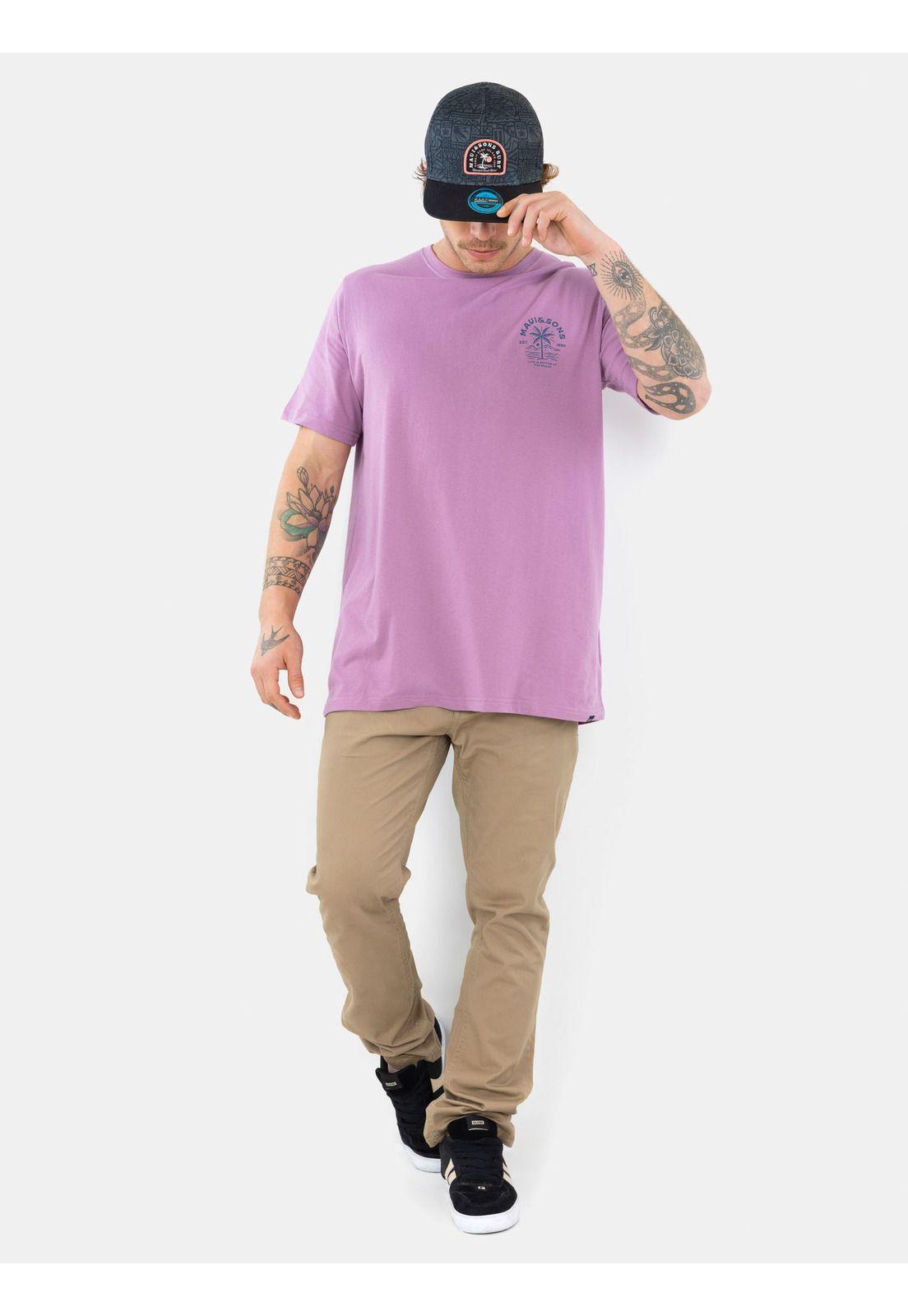 Polera MC Life Is Better Burdeo Hombre Maui And Sons-2