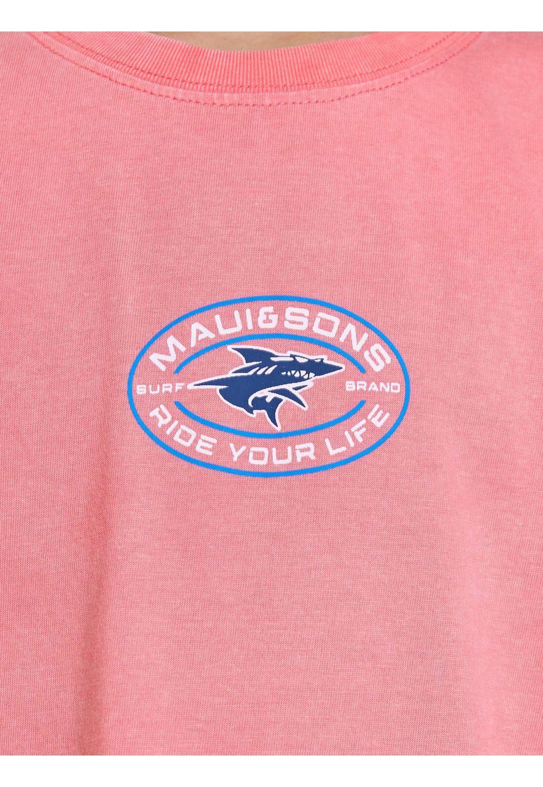 Polera MC Seaside Rosado Infantil Maui and Sons-5