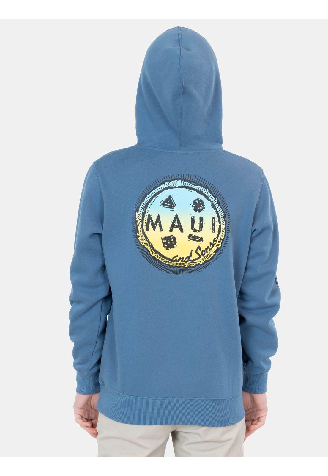 Poleron Canguro Brody Azul Infantil Maui and Sons-1