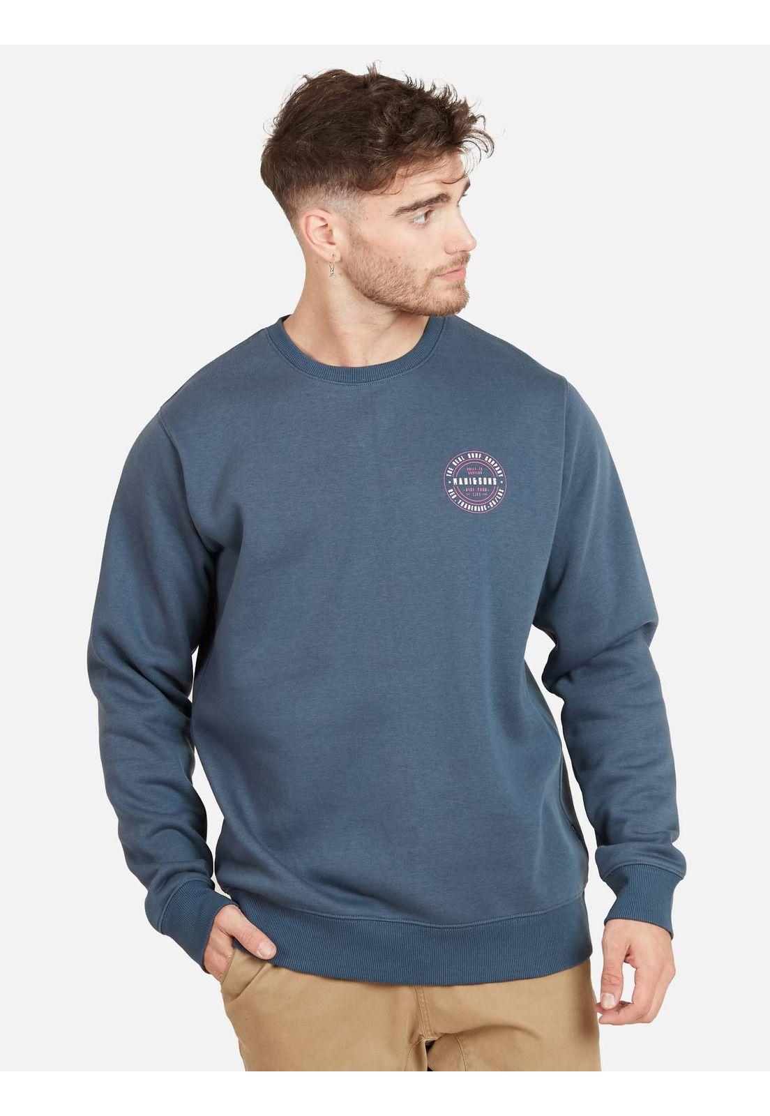 Poleron REAL SURF COMPANY Hombre Azul Maui and Sons-0