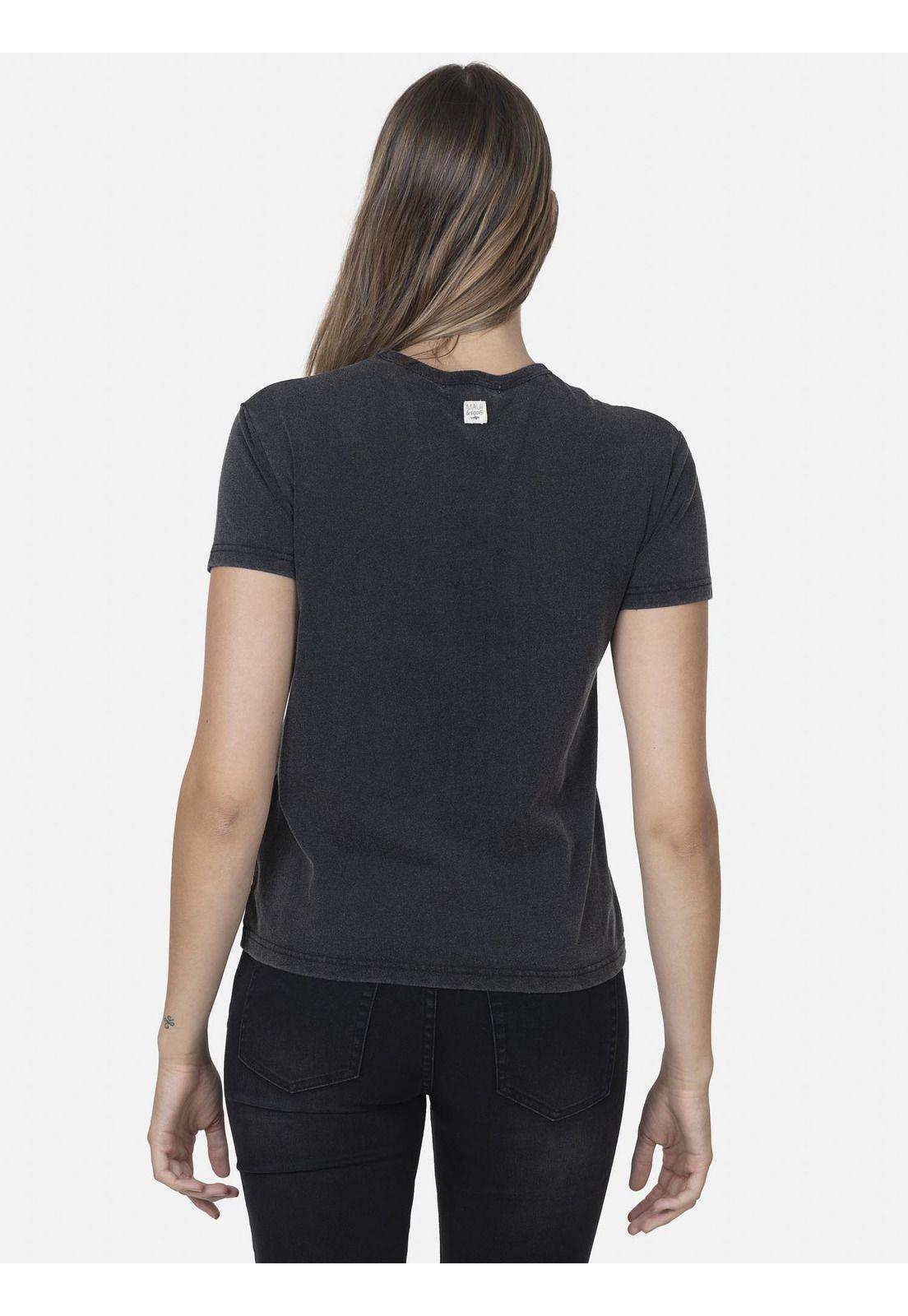 Polera Mujer THUNDER LEOPARD Negro Maui and Sons-1