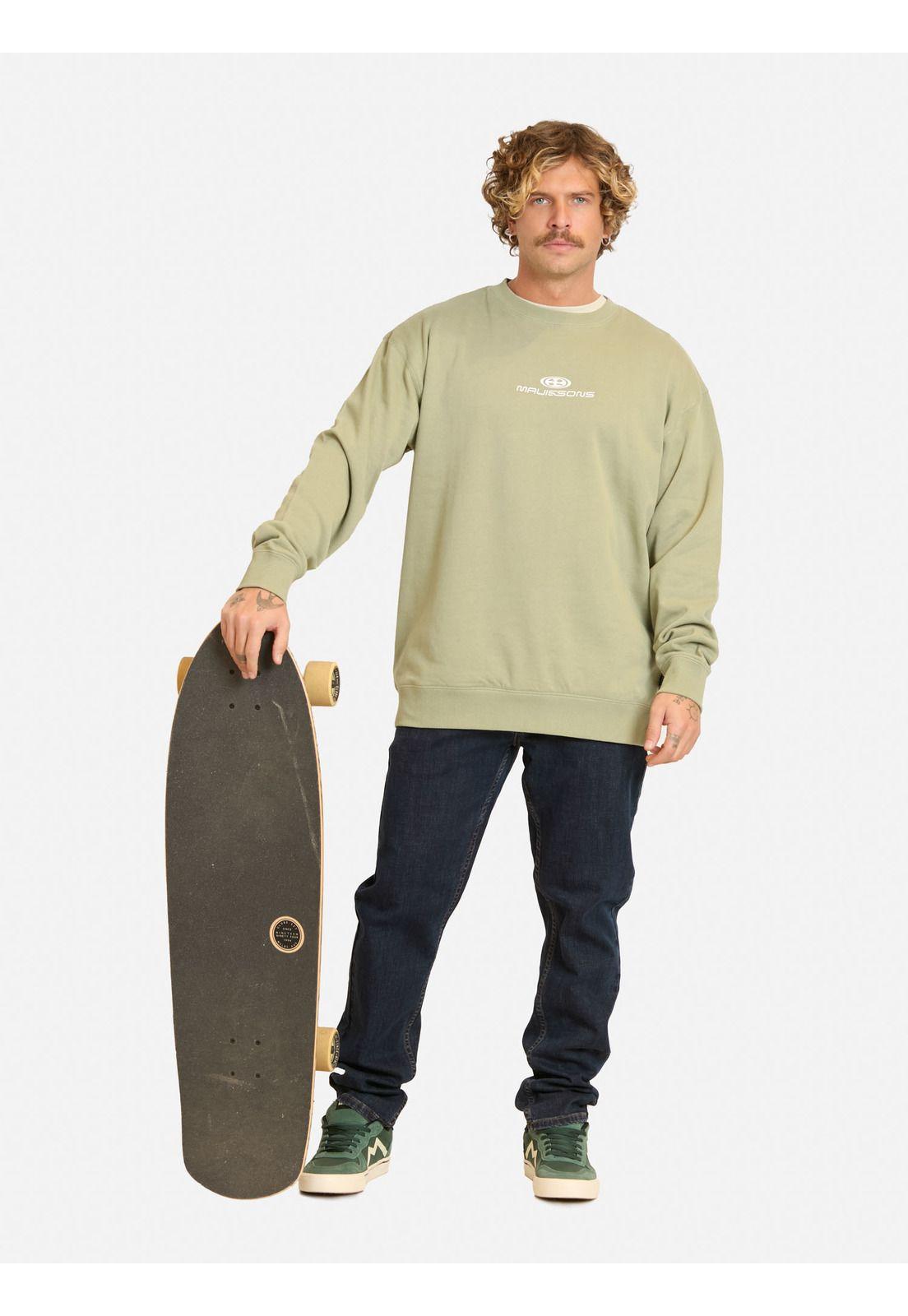 Poleron CR Flowtica Verde Hombre Maui And Sons-3