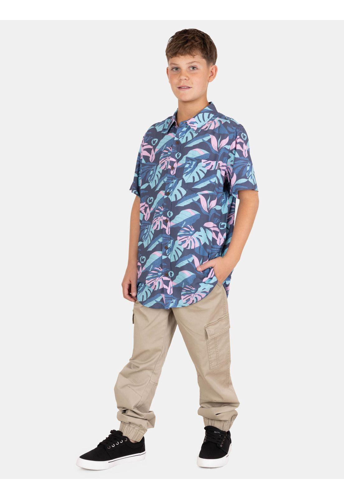 Camisa MC Coralor Multicolor Infantil Maui And Sons-3