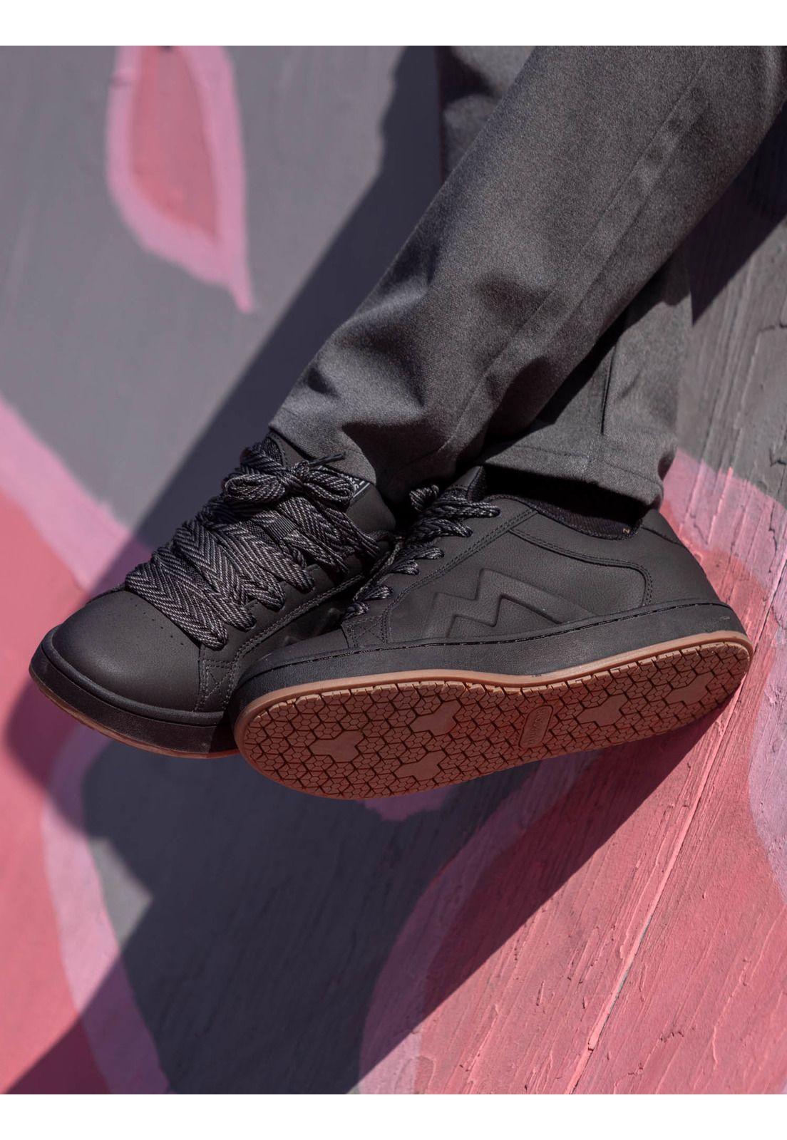 Zapatilla Escolar Swell Negro Hombre Maui and Sons-1