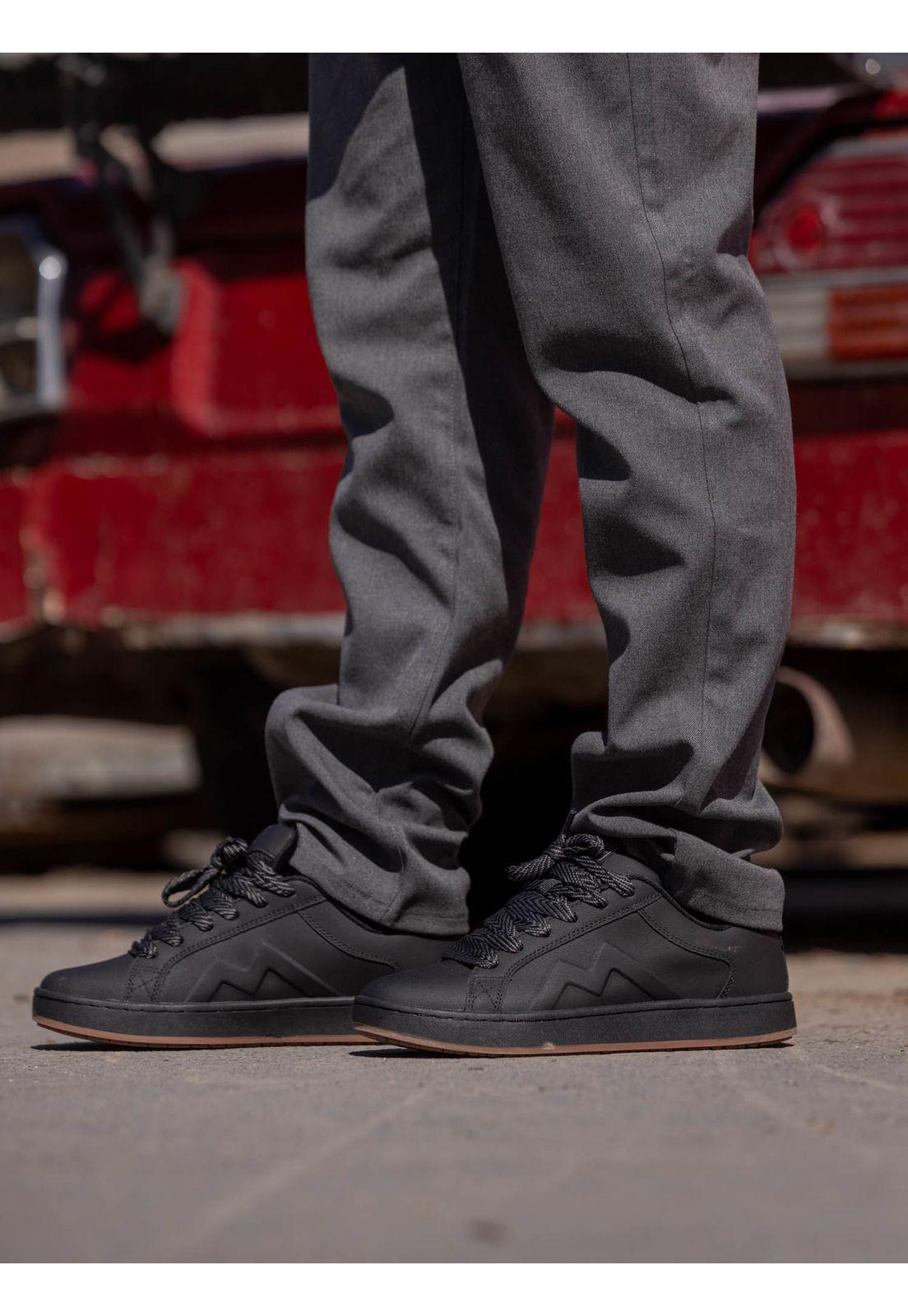 Zapatilla Escolar Swell Negro Hombre Maui and Sons-3