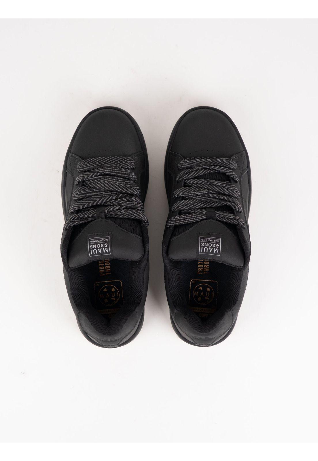 Zapatilla Escolar Swell Negro Hombre Maui and Sons-8