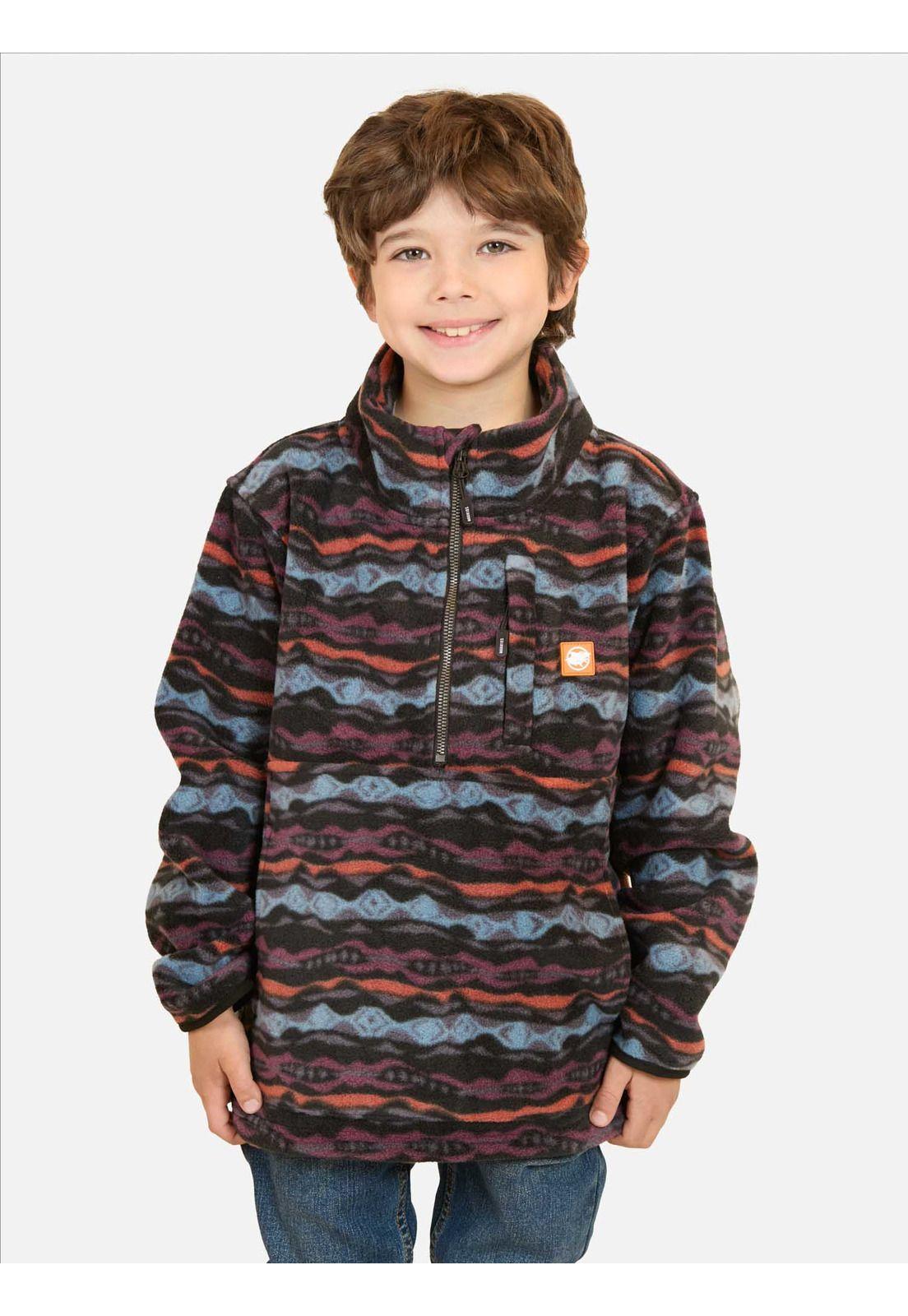 Poleron Micropolar Daze Multicolor Infantil Maui and Sons-0