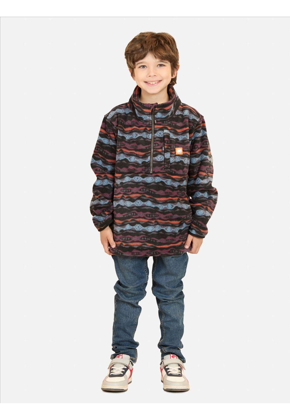 Poleron Micropolar Daze Multicolor Infantil Maui and Sons-3