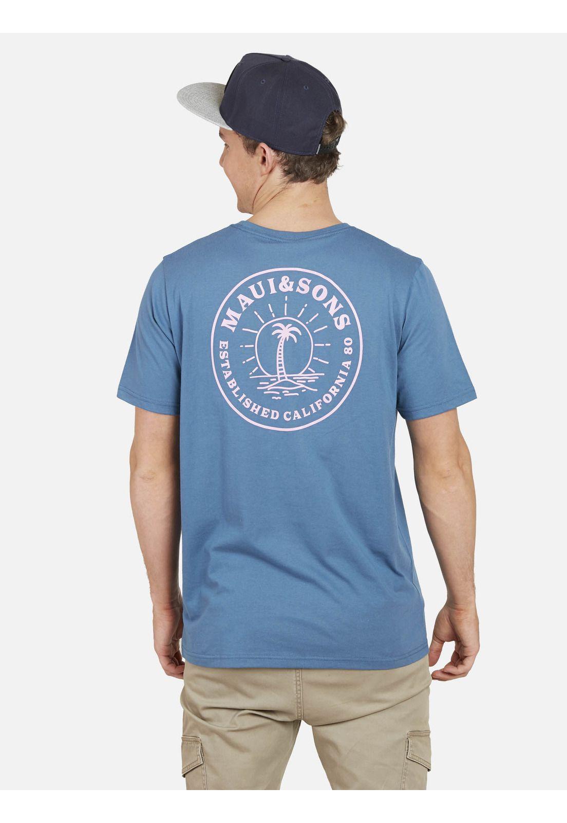 Polera SUN OF MALIBÚ Hombre Azul Maui and Sons-1