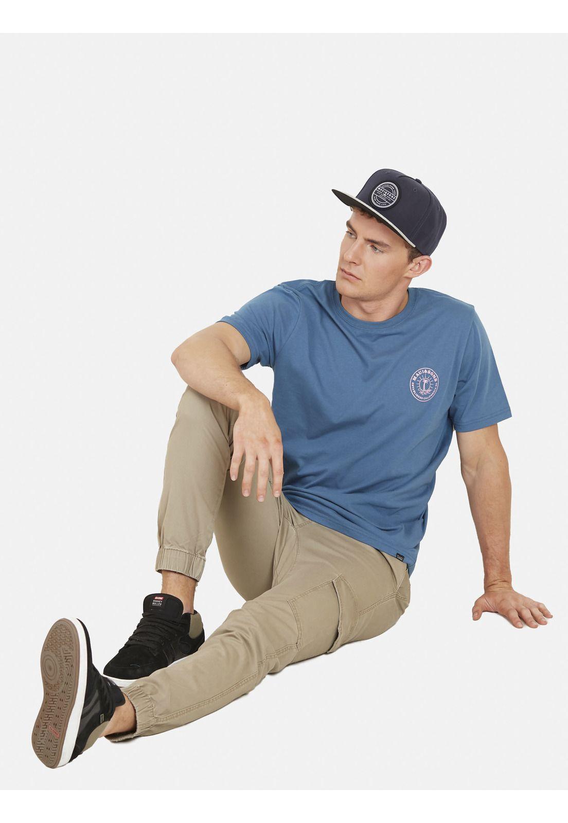 Polera SUN OF MALIBÚ Hombre Azul Maui and Sons-3