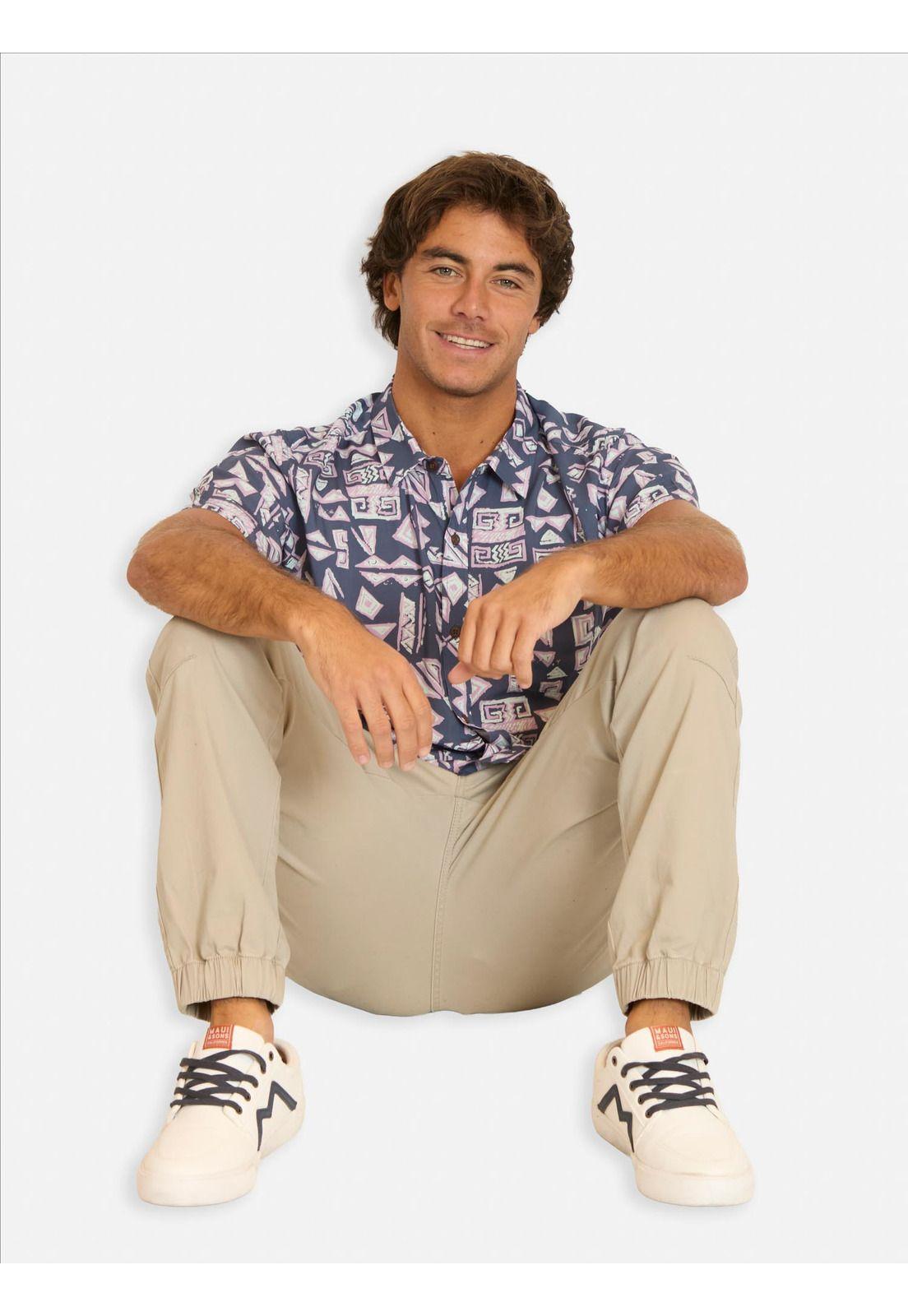 Camisa MC Zayana Multicolor Hombre Maui And Sons-3