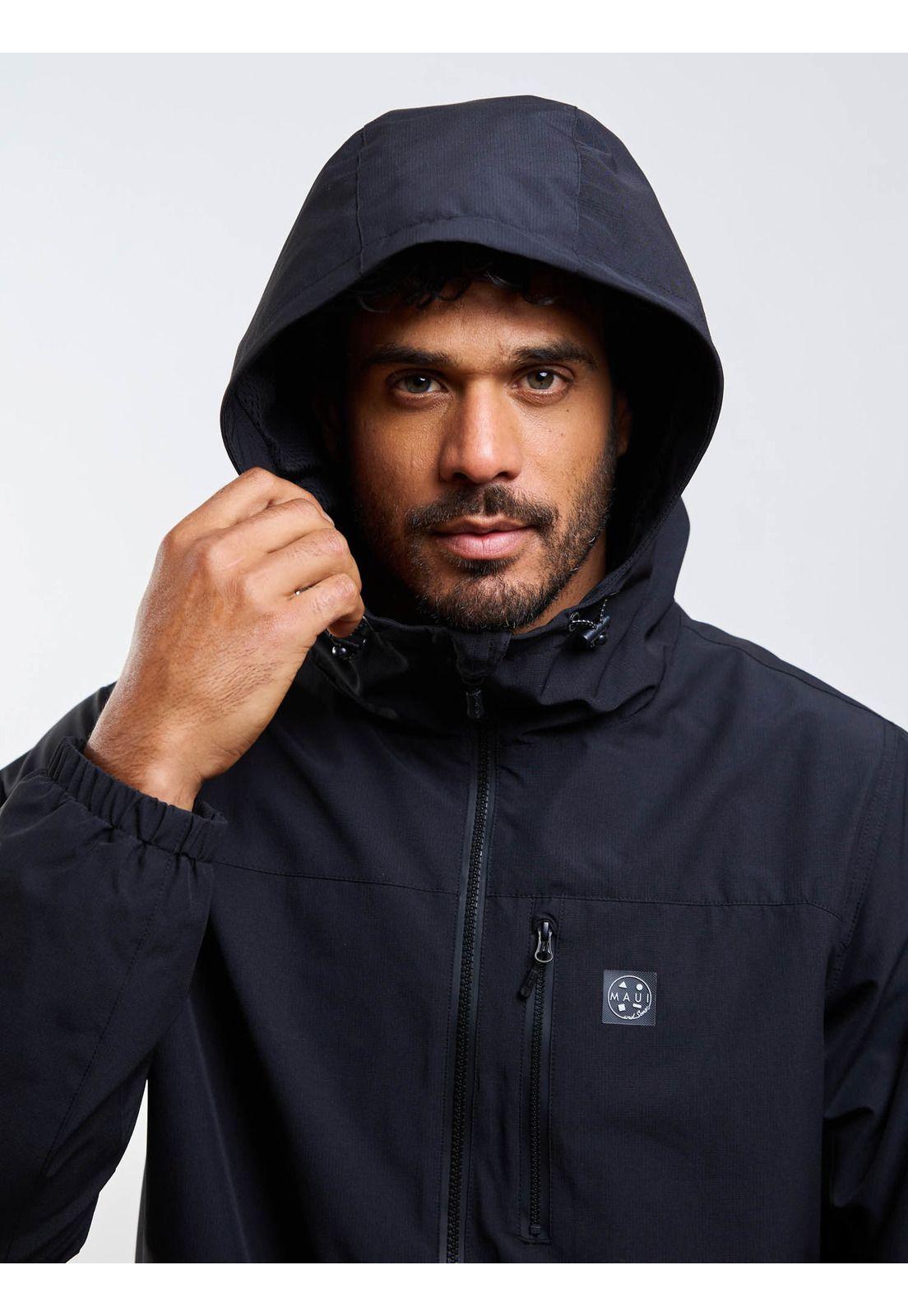 Cortaviento Tactical Mercury Negro Hombre Maui And Sons-4