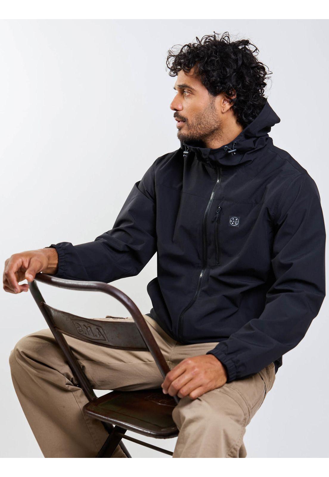 Cortaviento Tactical Mercury Negro Hombre Maui And Sons-7