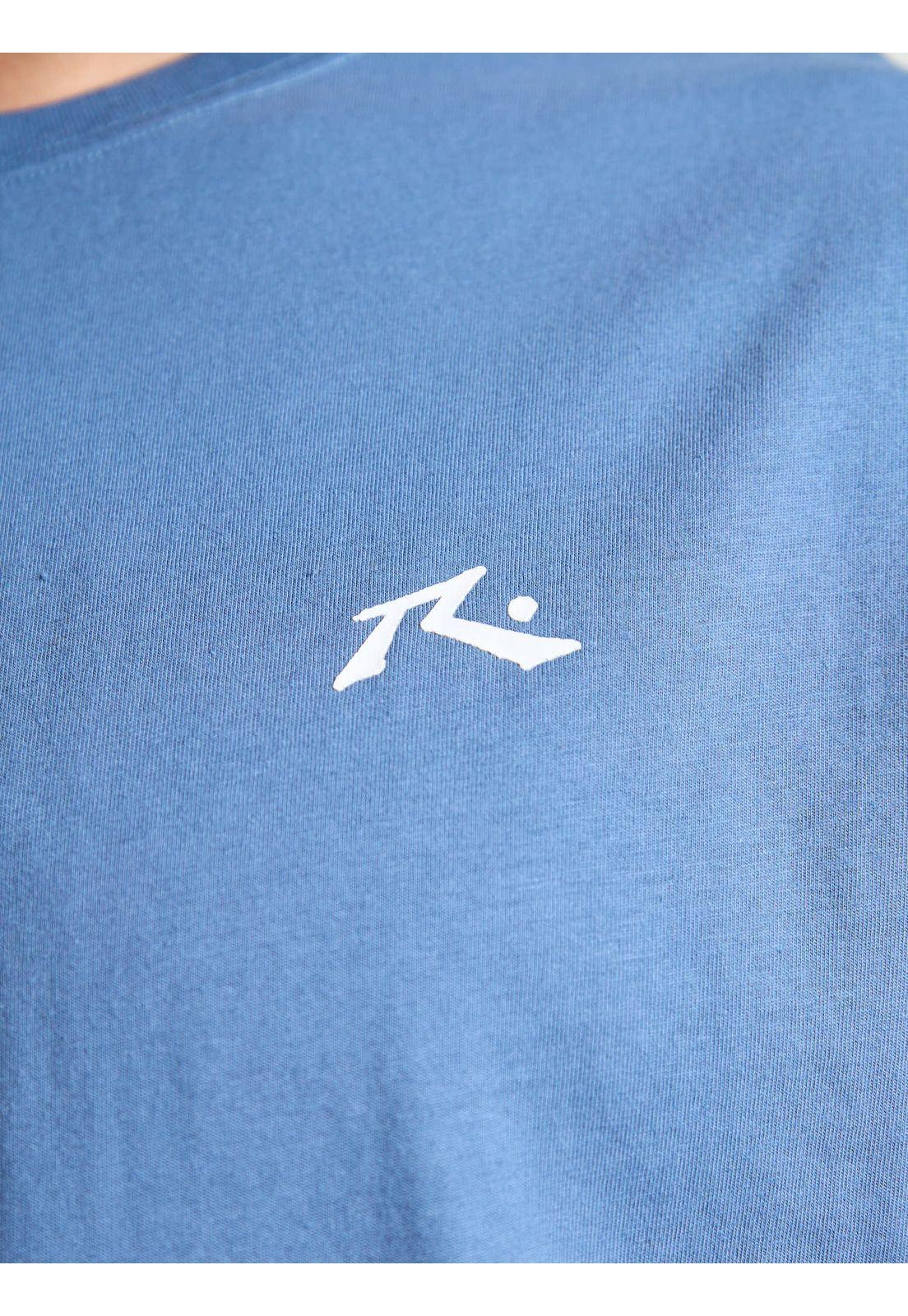 Polera MC Square R Sprayy Azul Hombre Rusty-4