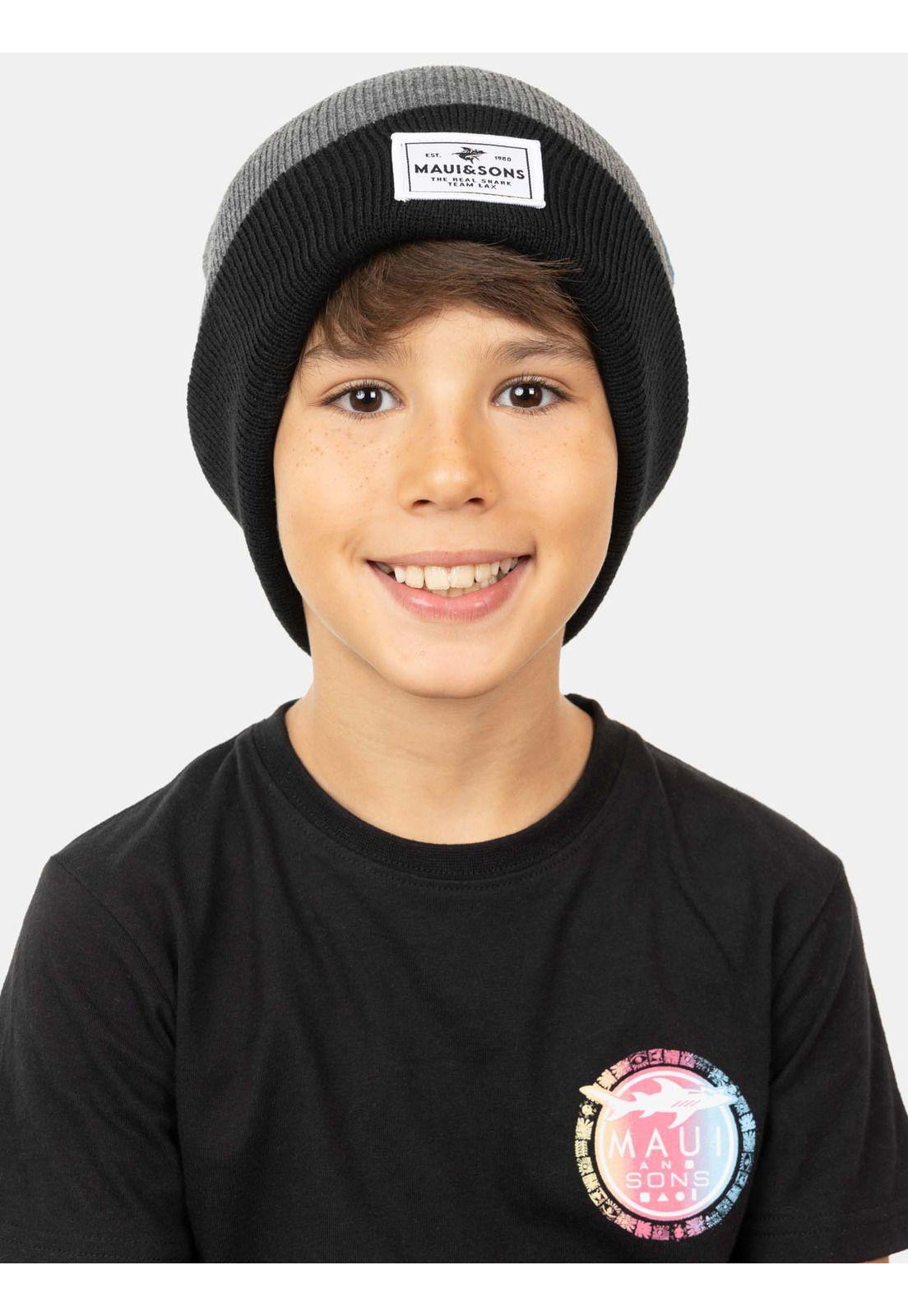 Gorro Shark Iii Beanie Multicolor Niño Maui And Sons-0
