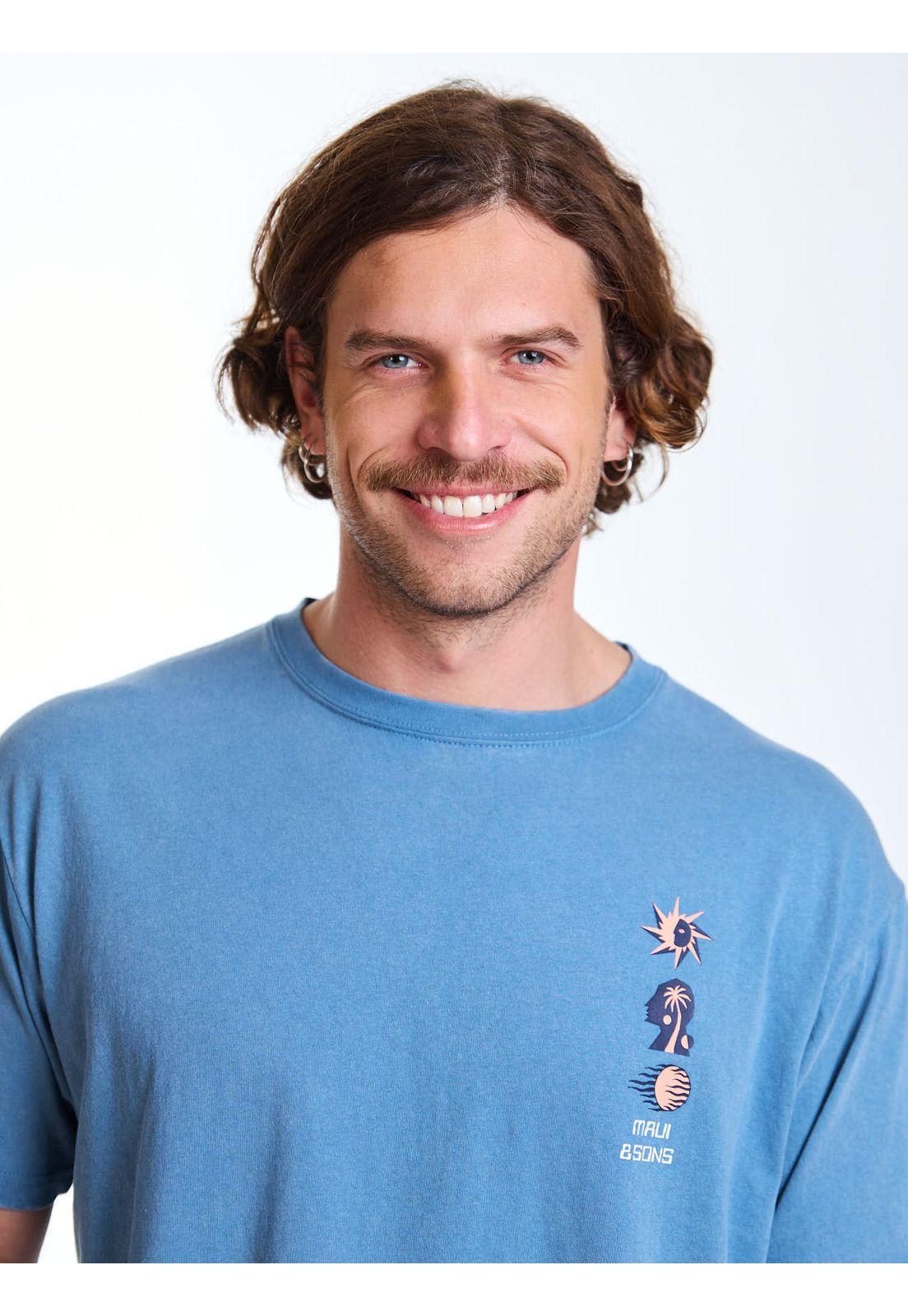 Polera MC Sun Celeste Hombre Maui and Sons-4