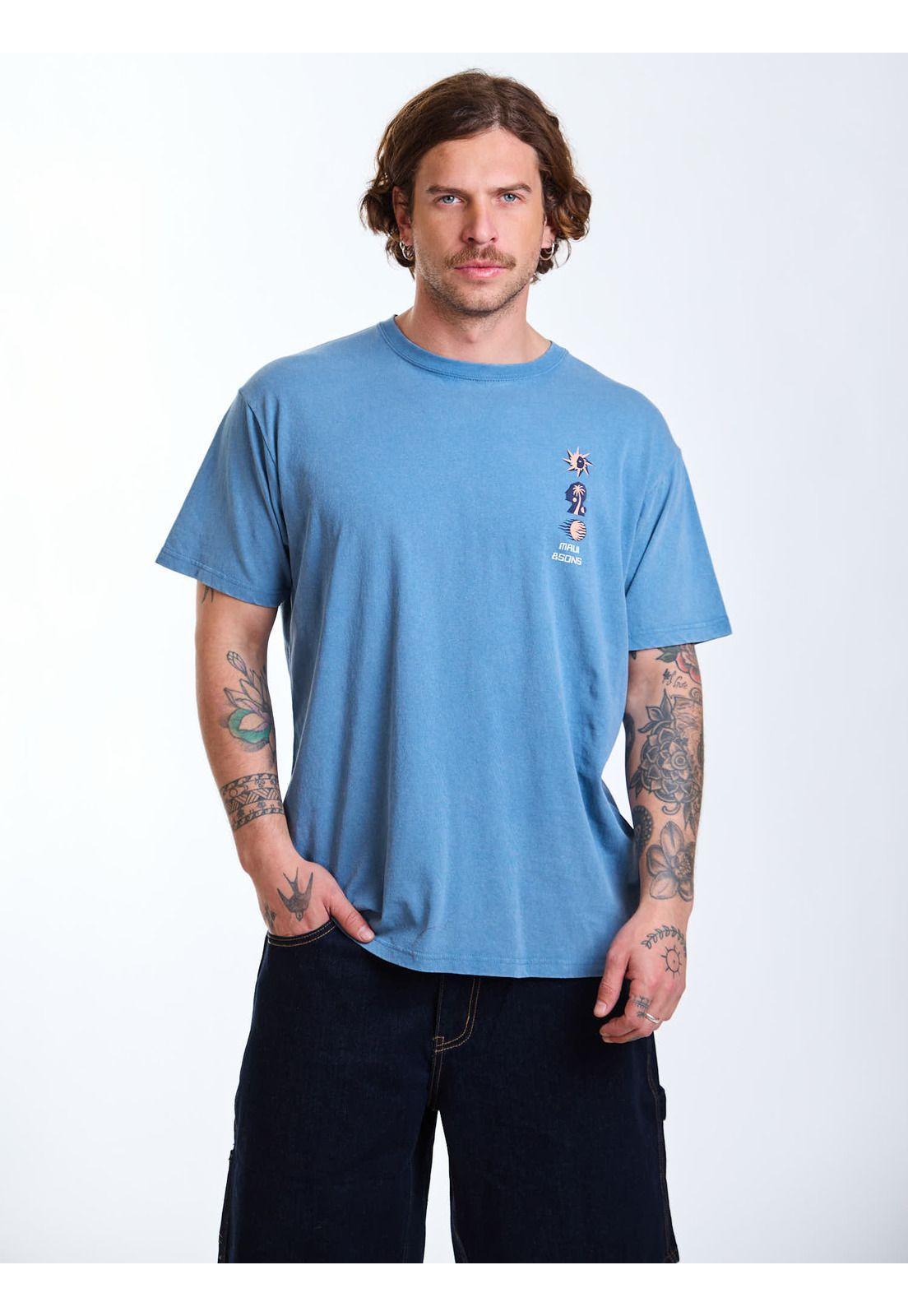 Polera MC Sun Celeste Hombre Maui and Sons-6