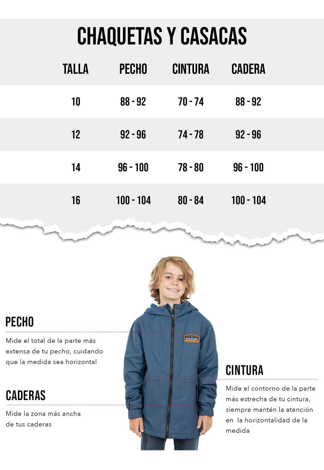 Parka Escolar Wildsun Azul Hombre Juvenil Maui and sons-4