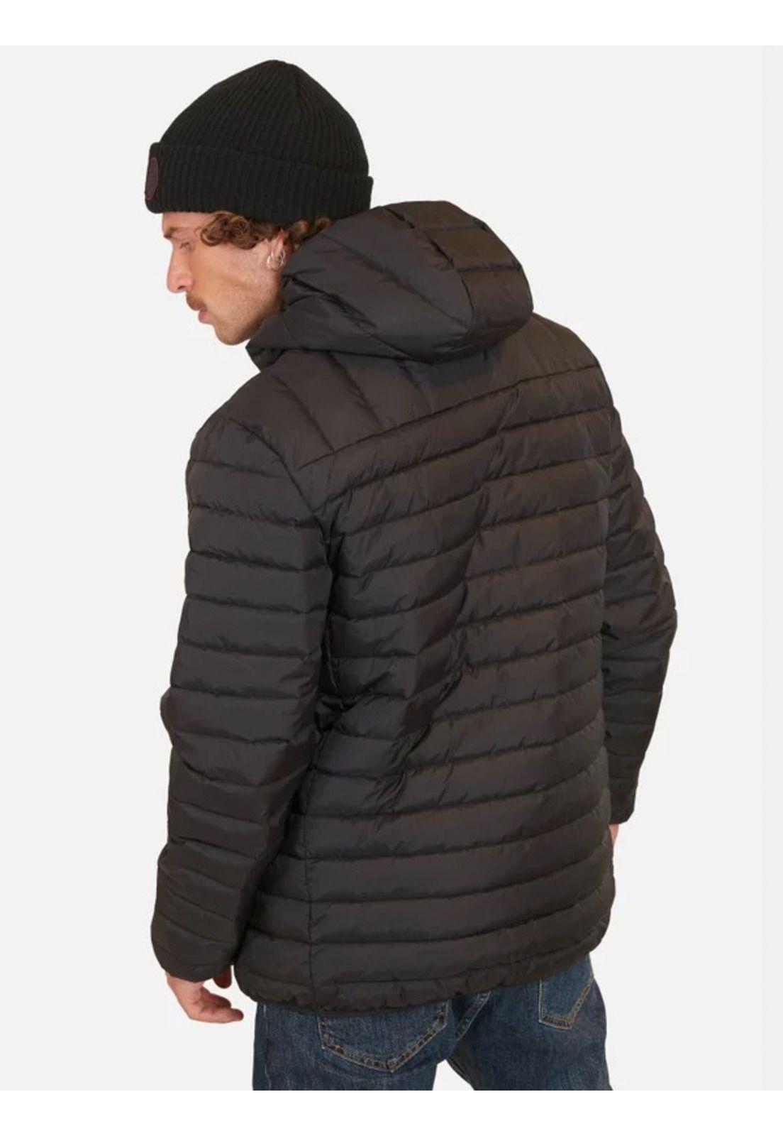 Parka Puffa Anahola Black Negro Hombre Maui And Sons-1