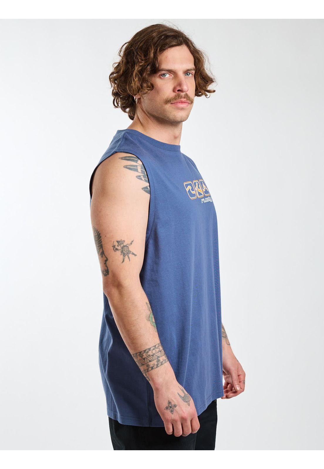 Polera SM Headland Azul Hombre Rusty-3