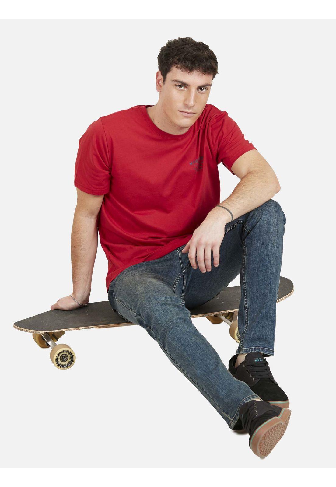 Polera VENICE LAX Hombre Rojo Maui and Sons-3