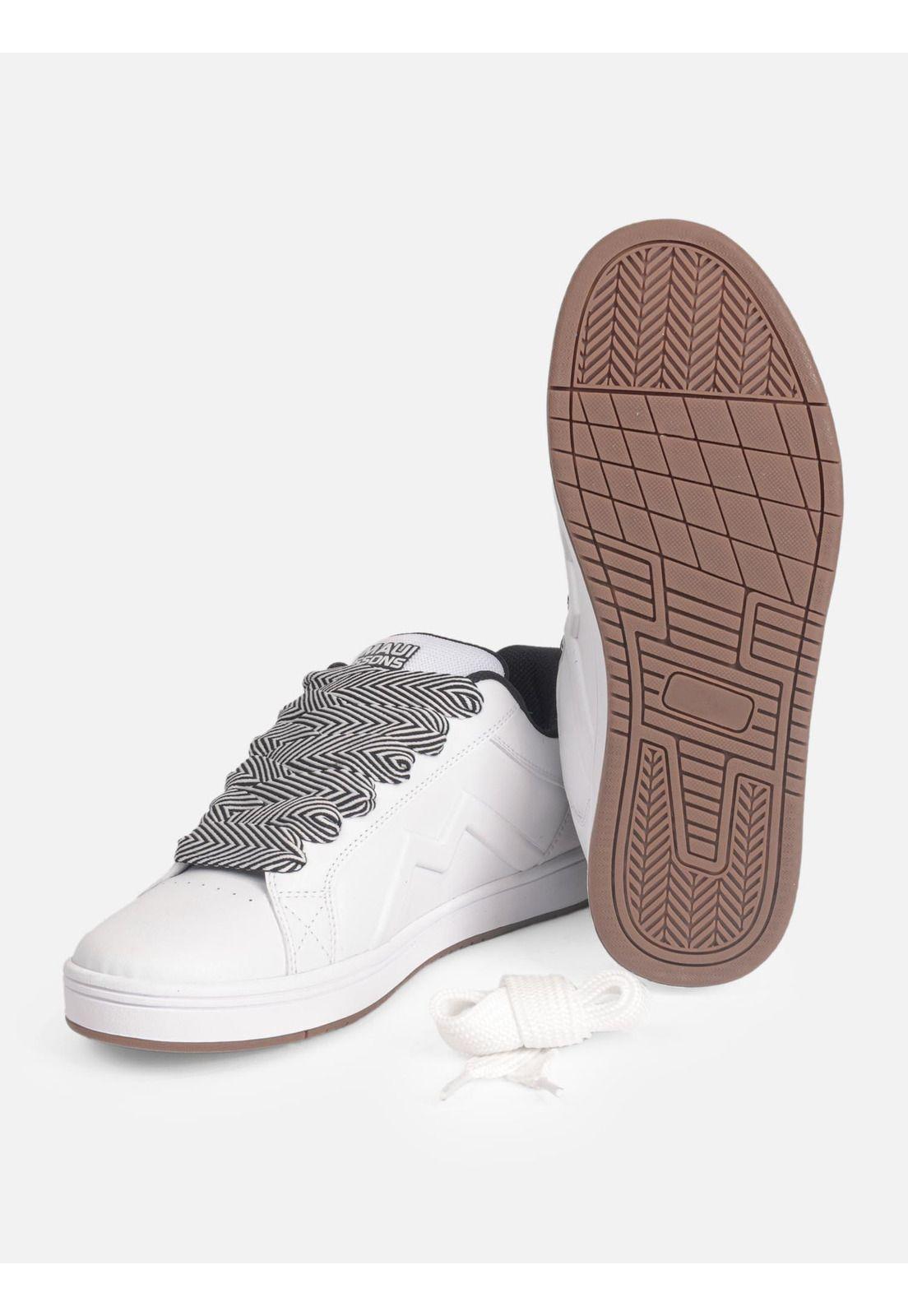 Zapatilla Statica Blanco Hombre Maui And Sons-5