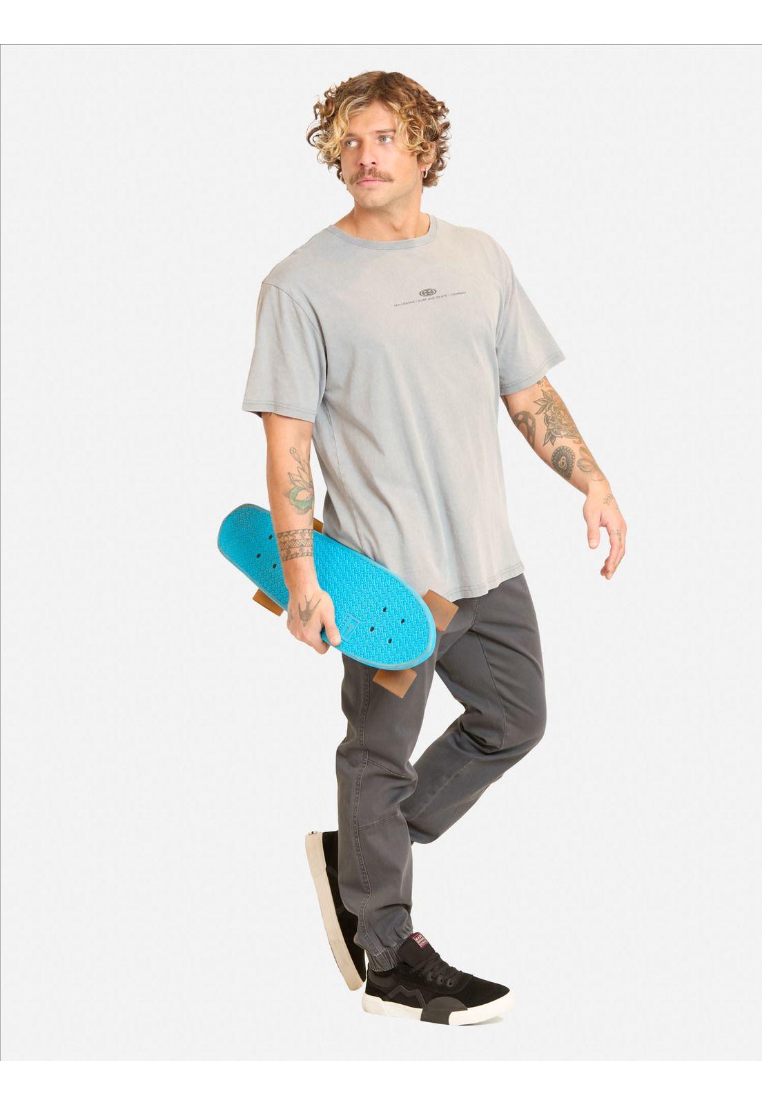 Polera MC Ciyon Gris Hombre Maui And Sons-3