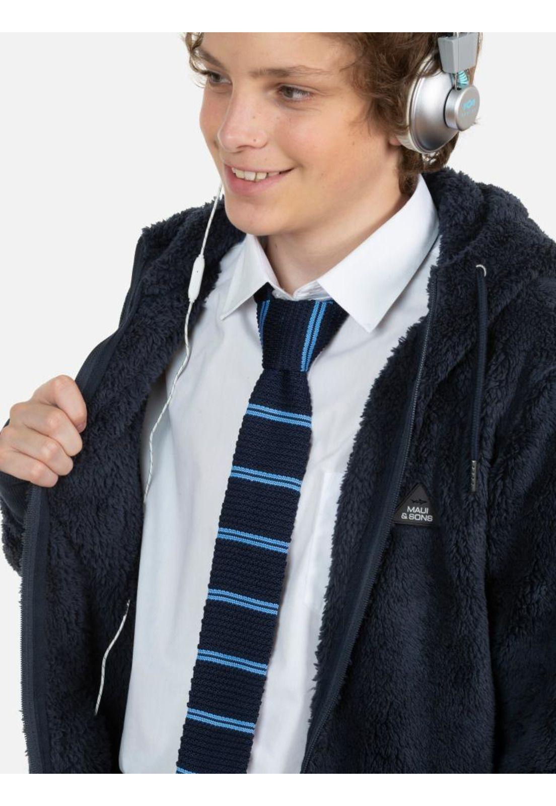 Poleron Escolar Chiporro Leo Juvenil Azul Maui and Sons-2