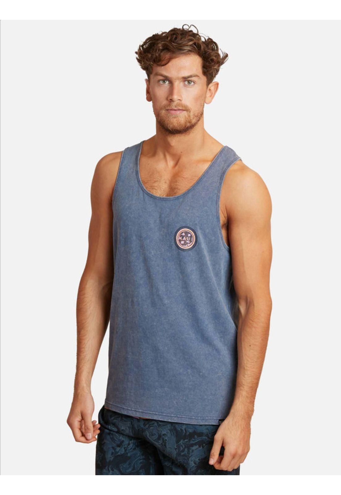 Polera Sm Venice Beach Tanks Denim Hombre Maui and sons-0