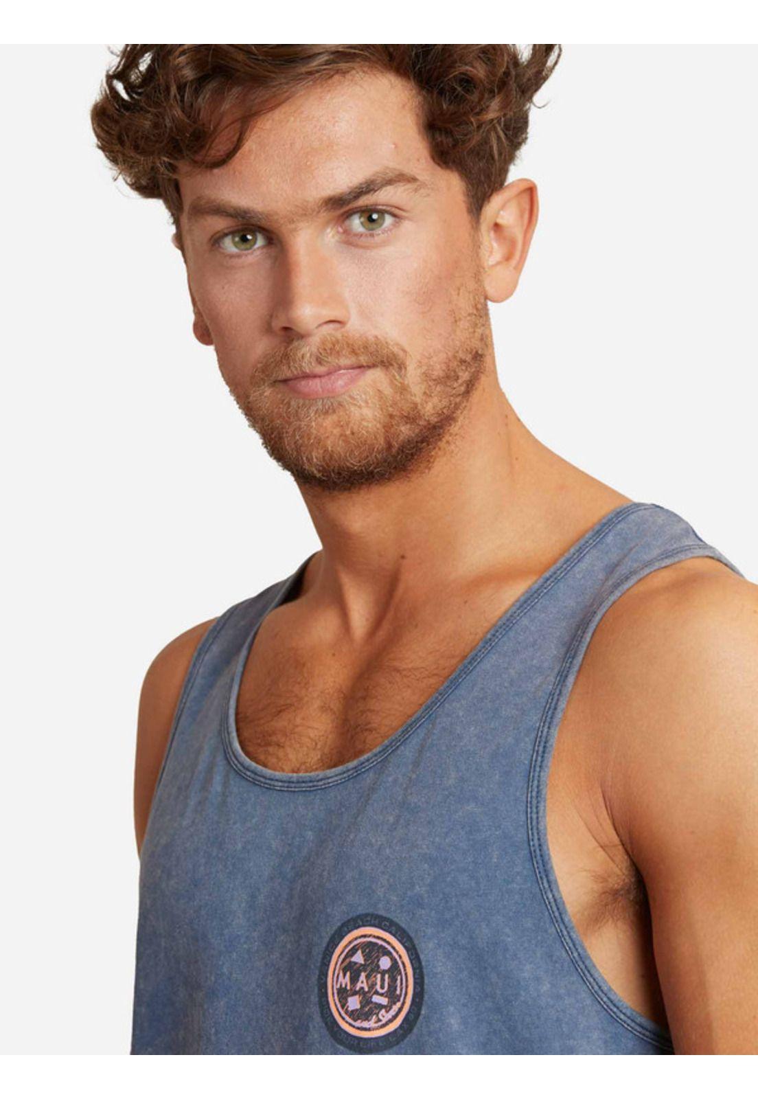 Polera Sm Venice Beach Tanks Denim Hombre Maui and sons-2