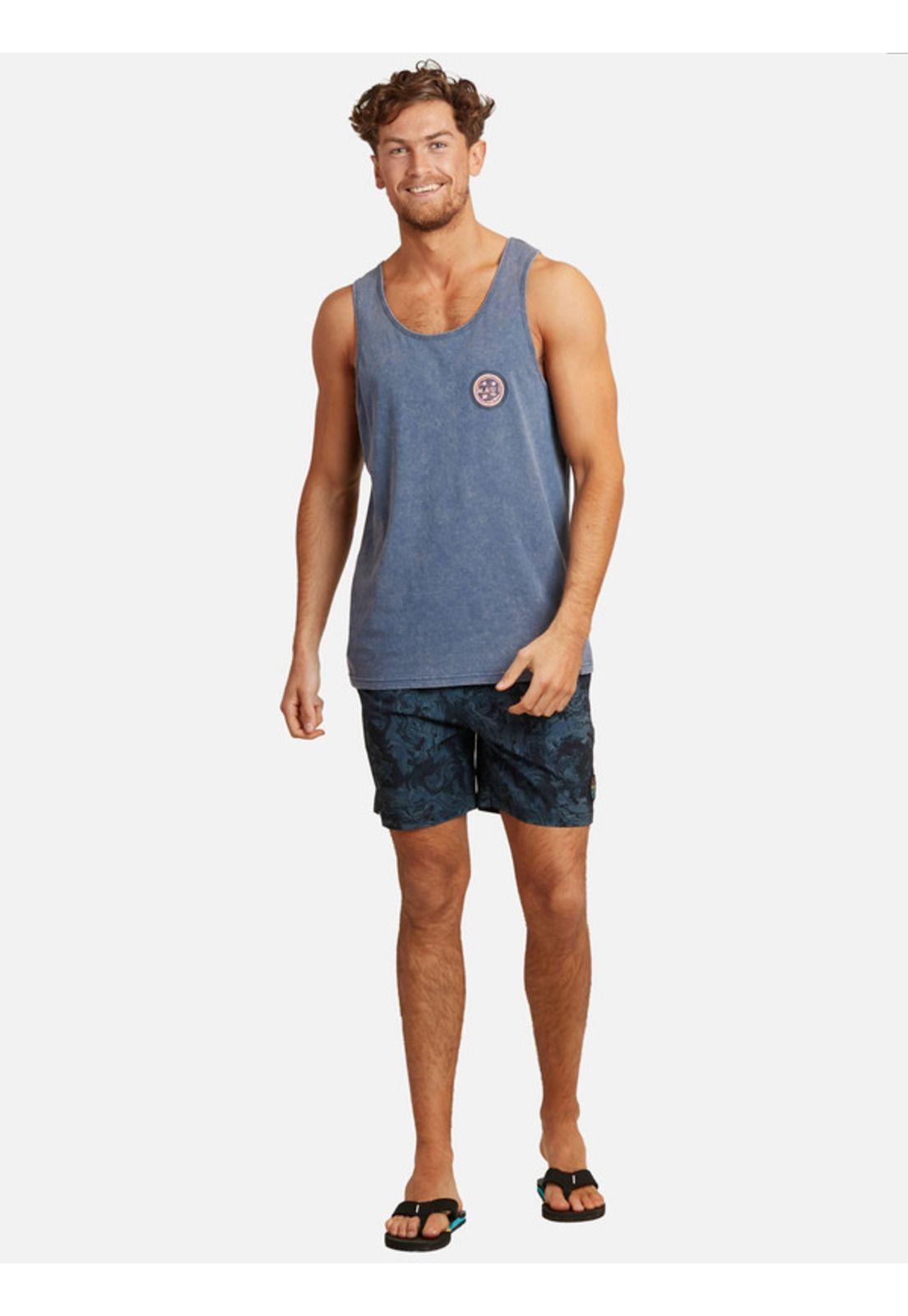Polera Sm Venice Beach Tanks Denim Hombre Maui and sons-3