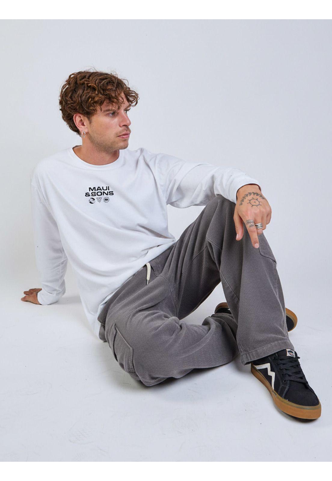 Pantalon Jogger Surfia Café Hombre Maui And Sons-1