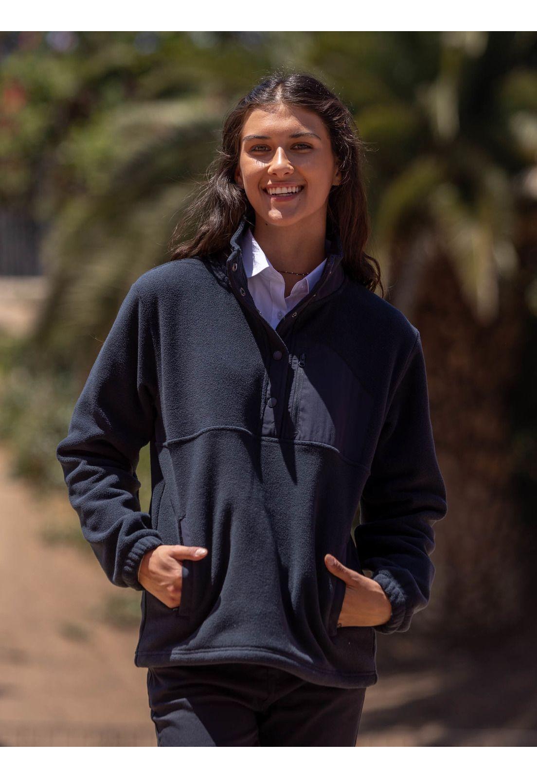 Poleron Escolar Nalu Azul Mujer Maui and sons-0