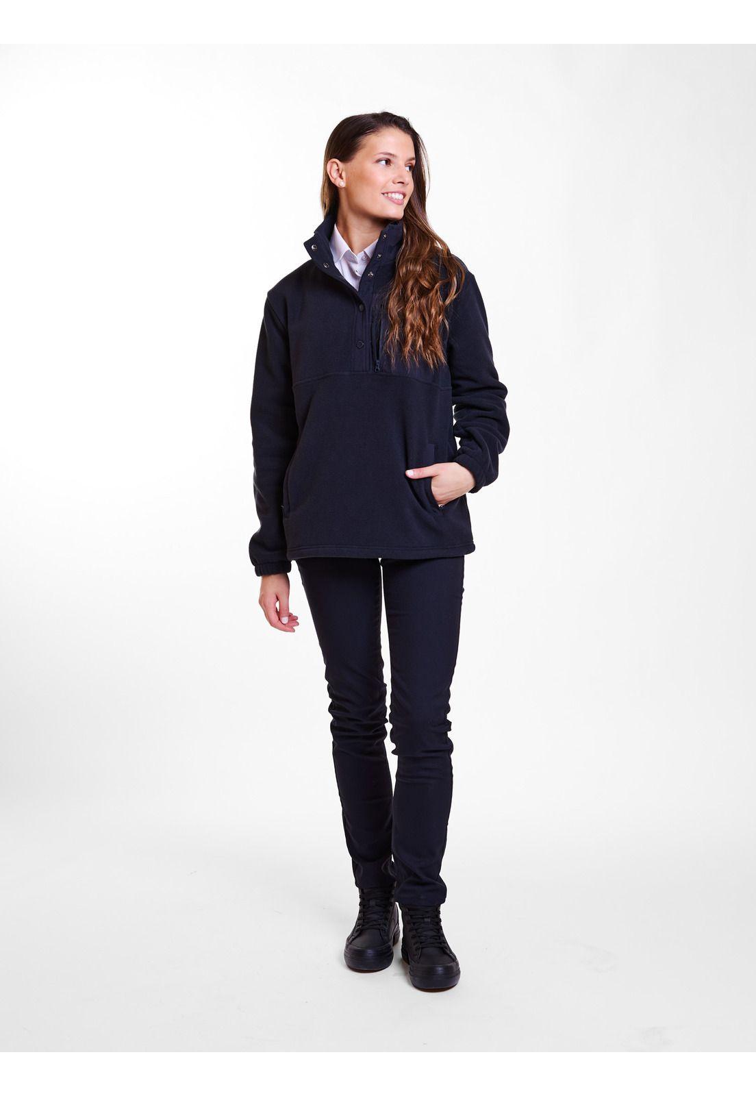 Poleron Escolar Nalu Azul Mujer Maui and sons-8