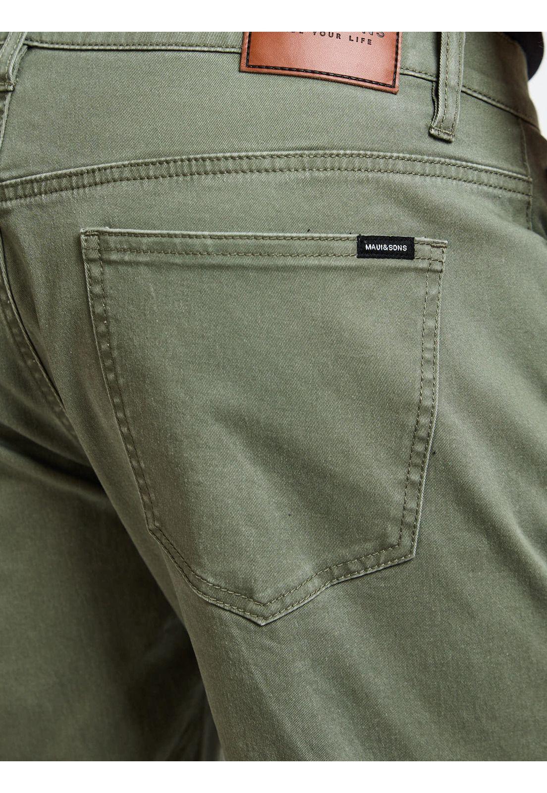 Pantalon Tide Verde Hombre Maui and Sons-5
