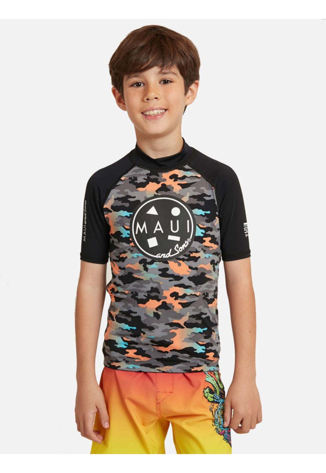 Polera Sin Nombre De Fantasia Niño Multicolor Maui And Sons-0