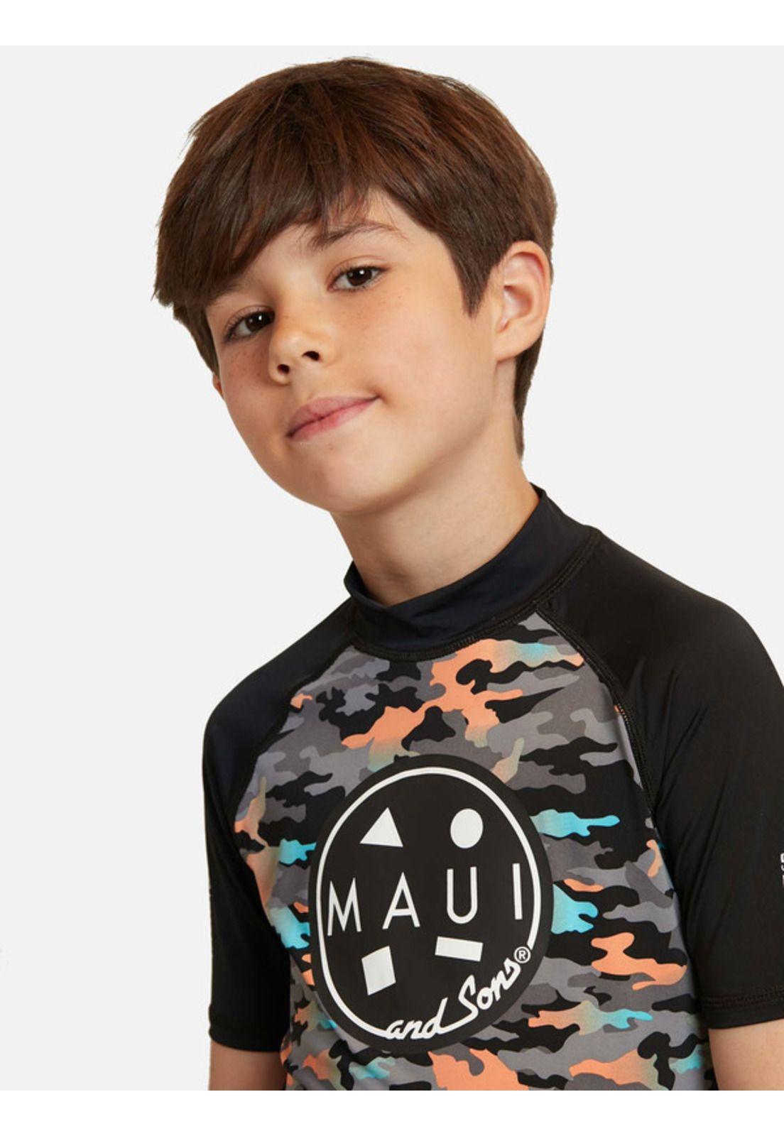 Polera Sin Nombre De Fantasia Niño Multicolor Maui And Sons-2