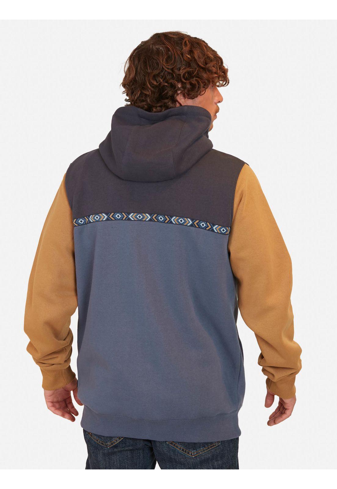 Poleron Greca Desing Celeste Hombre Maui And Sons-1
