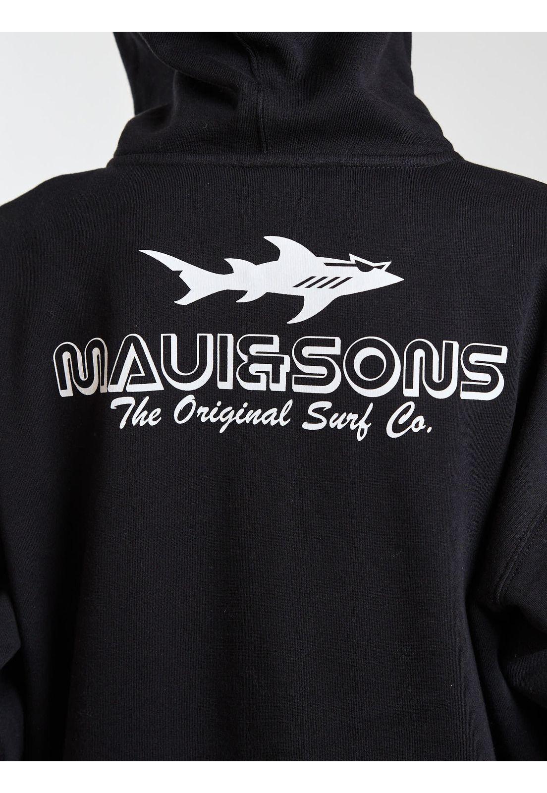 Poleron FZ Makana Negro Infantil Maui and Sons-3