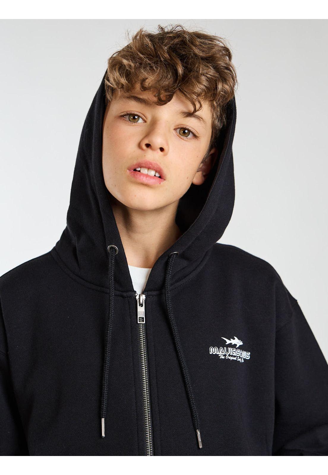 Poleron FZ Makana Negro Infantil Maui and Sons-4
