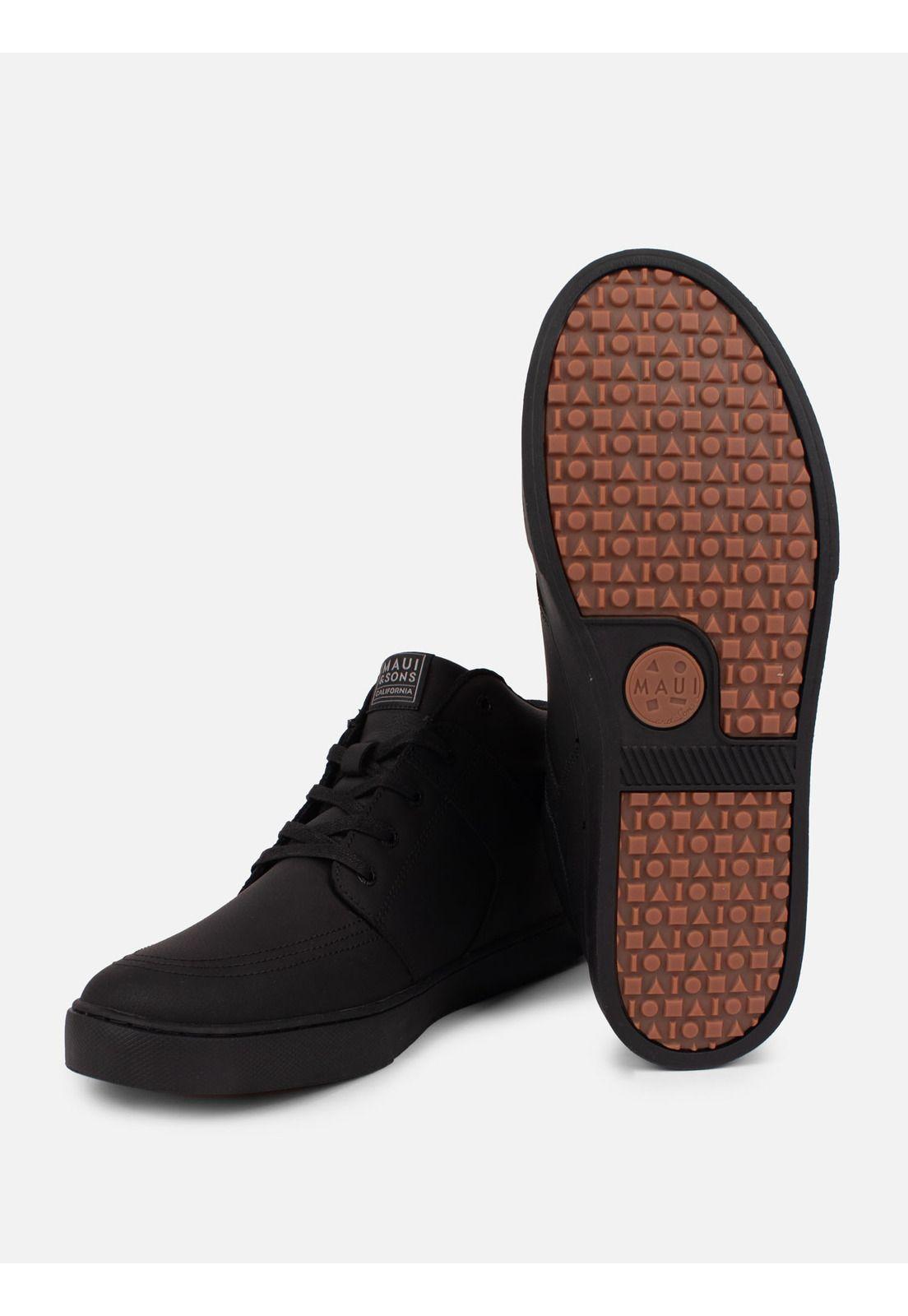 Zapatillas Escolar Haloe Negro Hombre Maui And Sons-4